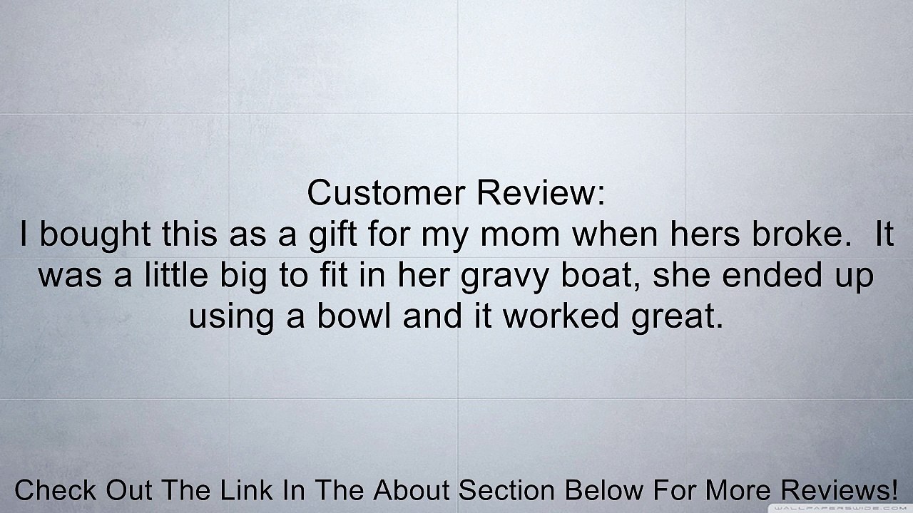 VILLEROY & BOCH Daily Line Gravy ladle Review