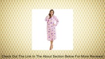 Camille Womens Ladies Pink Lounger Heart Print Nightwear Nightdress 6-12 6/8 PINK Review