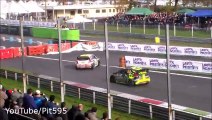 Valentino Rossi overtakes & almost crashes during Monza Rally Show 2014