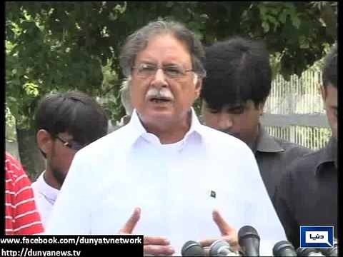 Dunya News - Govt serious regarding negotiations with PTI: Pervez Rasheed