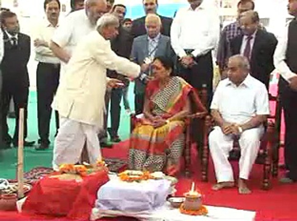 Gujarat CM at opening of New Pediatric Center at Civil,Ahmedabad