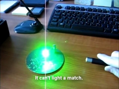 Dealextreme True 100mw Green Laser Pointer Pen Review