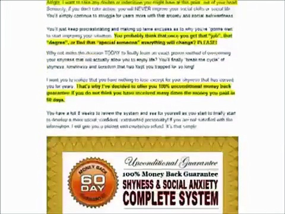 The Shyness and Social Anxiety System Review by Sean Cooper