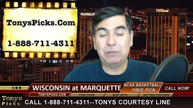 Marquette Golden Eagles vs. Wisconsin Badgers Free Pick Prediction NCAA College Basketball Odds Preview 12-6-2014