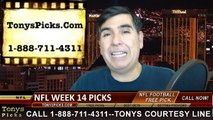 Free Sunday Night NFL Picks Betting Odds Predictions Odds 12-7-2014