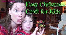 EASY Preschool Christmas Craft | Pine Cone Ornament | MomCave