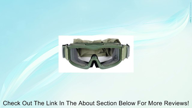 Lancer Tactical Airsoft Safety Goggles, Vented, OD Green Review