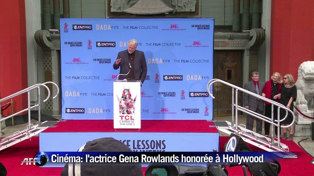 Cinéma: l'actrice Gena Rowlands honorée à Hollywood