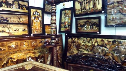 Beautiful wooden art - cool showcase art work