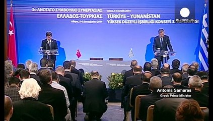 Turquie et Grèce affichent leur volonté de coopérer, malgré les divergences