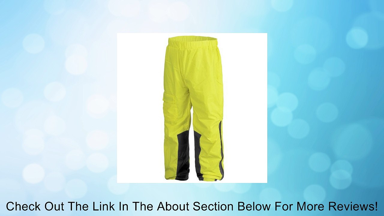 Firstgear Sierra Rain Pants Day Glo Yellow (Medium 51-5645) Review