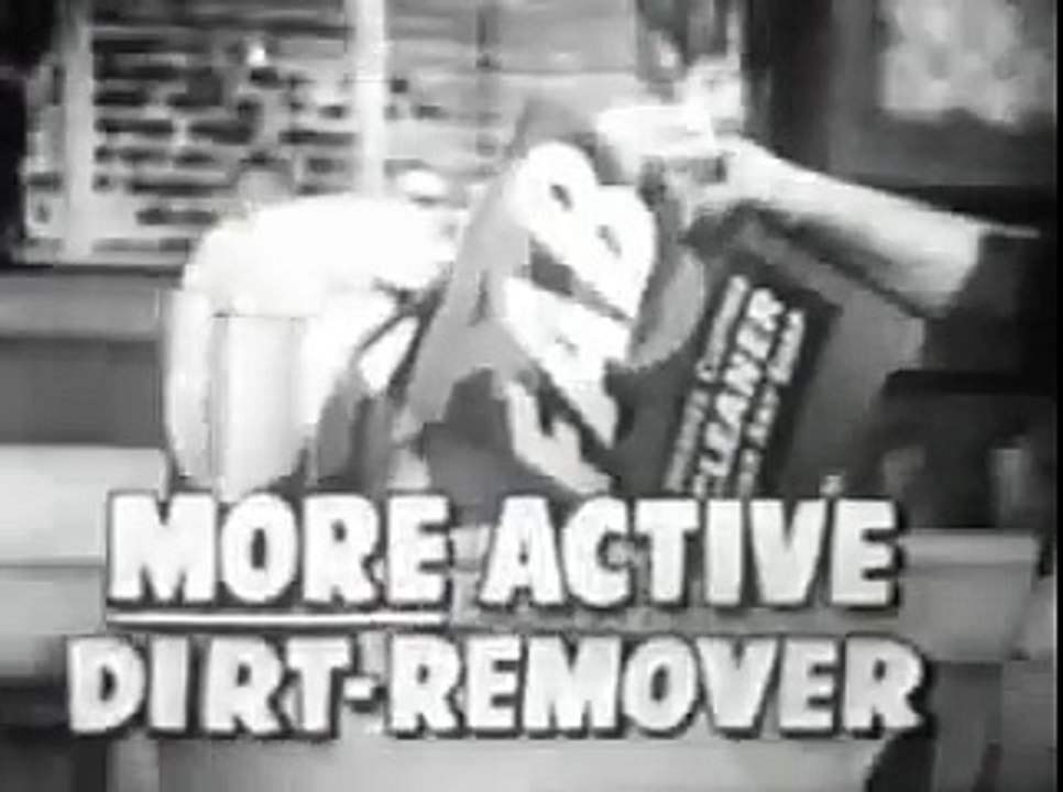 VINTAGE 1954 FAB LAUNDRY DETERGENT COMMERCIAL