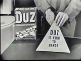 VINTAGE 1953 DUZ LAUNDRY DETERGENT ~ I USE MY STOCKPILE OF DUZ WHEN I BEAT MY CLOTHES ON THE ROCK