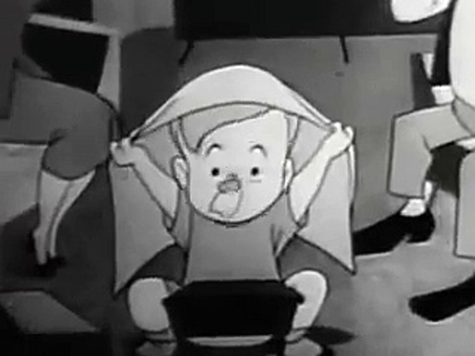 VINTAGE 1954 ANIMATED LISTERINE COMMERCIAL ~ ANIMATED GERMS WITH POINTED NOSES