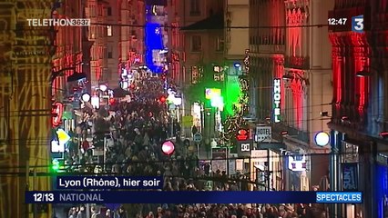Lyon : la Fête des Lumières bat son plein