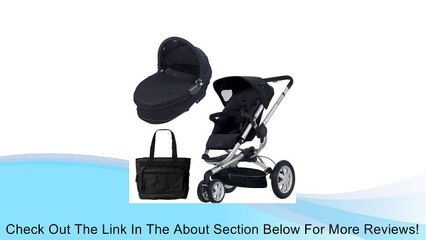 Quinny Buzz 3 Pram Set Bassinet and Diaper Bag - Rocking Black Review