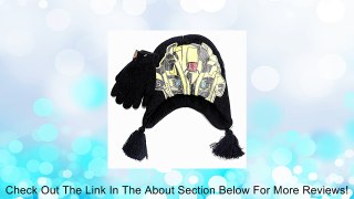 Transformers Boy's Ages 4-7 Black Beanie Hat With Tassels & Gloves Set Review