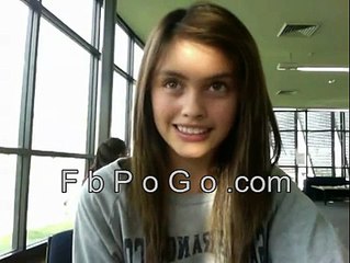 Girl with a funny talent