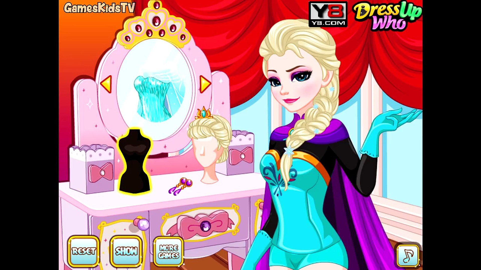 Y8 dress best sale up elsa