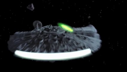 The Millenium Falcon Kills a Star Destroyer