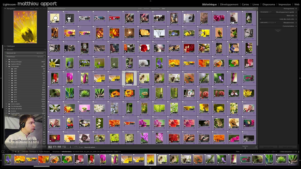 Lightroom Episode 1 : Présentation du module Bibliothèque