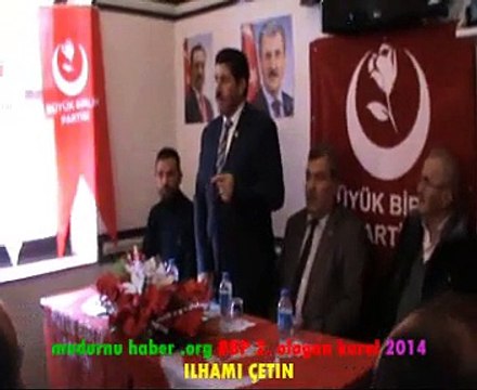 MUDURNU Büyük Birlik Partisi 2. olağan genel kurul Kongresi yapıldı.