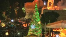 Bethlehem marks holiday season with Christmas tree lighting, fireworks