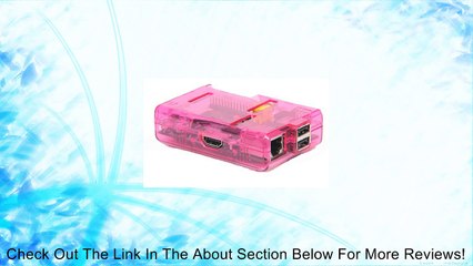 Raspberry Pi case / Box / Enclosure Transparent (Pink) Review