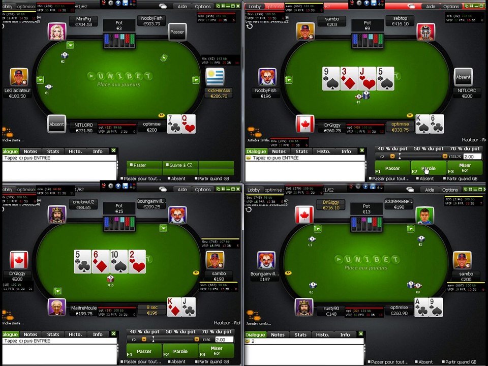 Lancement challenge Optimise - Poker&Associés