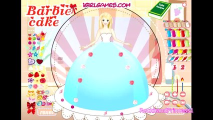 Cartoon - Barbie Cake Bakery Game Cooking Games