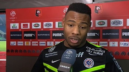 Jonathan Ligali après SRFC 0-4 MHSC (17ème journée L1)