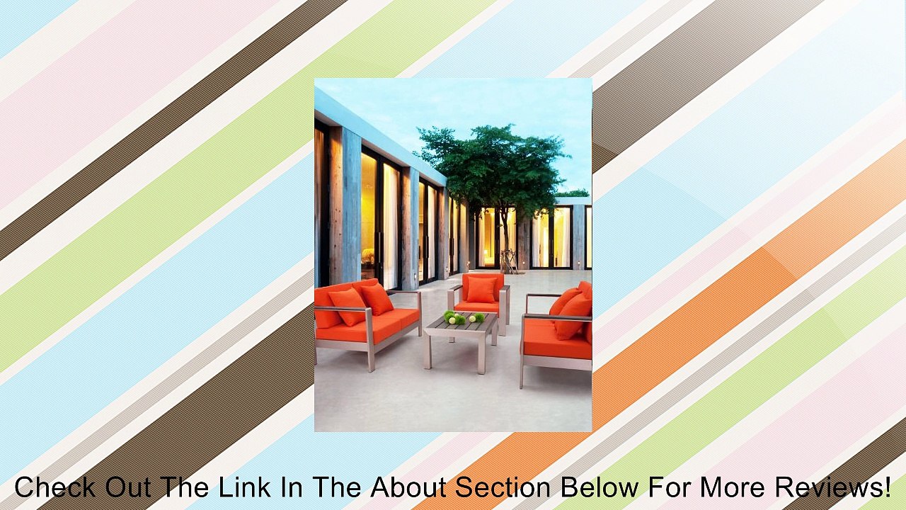 Zuo Outdoor Cosmopolitan Frame Brushed Aluminum Sofa (Discontinued by Manufacturer) Review