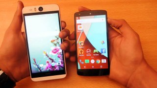 HTC Desire EYE vs Nexus 5 Android 5.0 Lollipop Which is Faster?