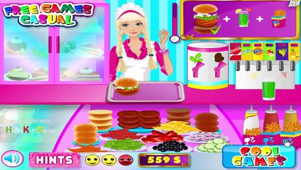 Games_ Barbie Hairstyle -  Barbie Fun Cafe - Barbie Family Winter