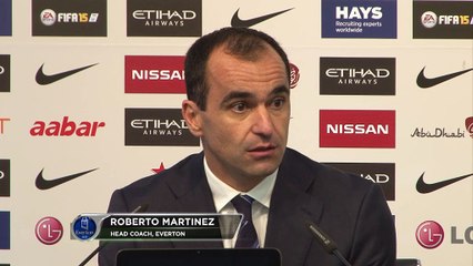 Roberto Martínez decepcionado con el arbitraje
