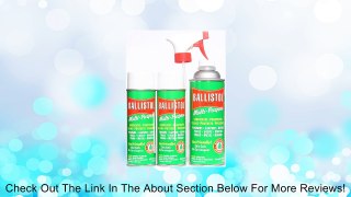 Ballistol Multi-Purpose Lubricant Cleaner Protectant Combo Pack #9 Review