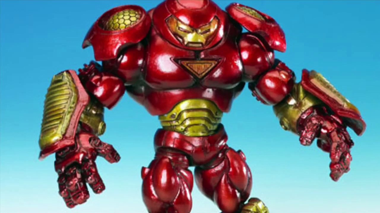 Marvel Legends HULK vs HULKBUSTER IRON MAN Action Figure Comparison