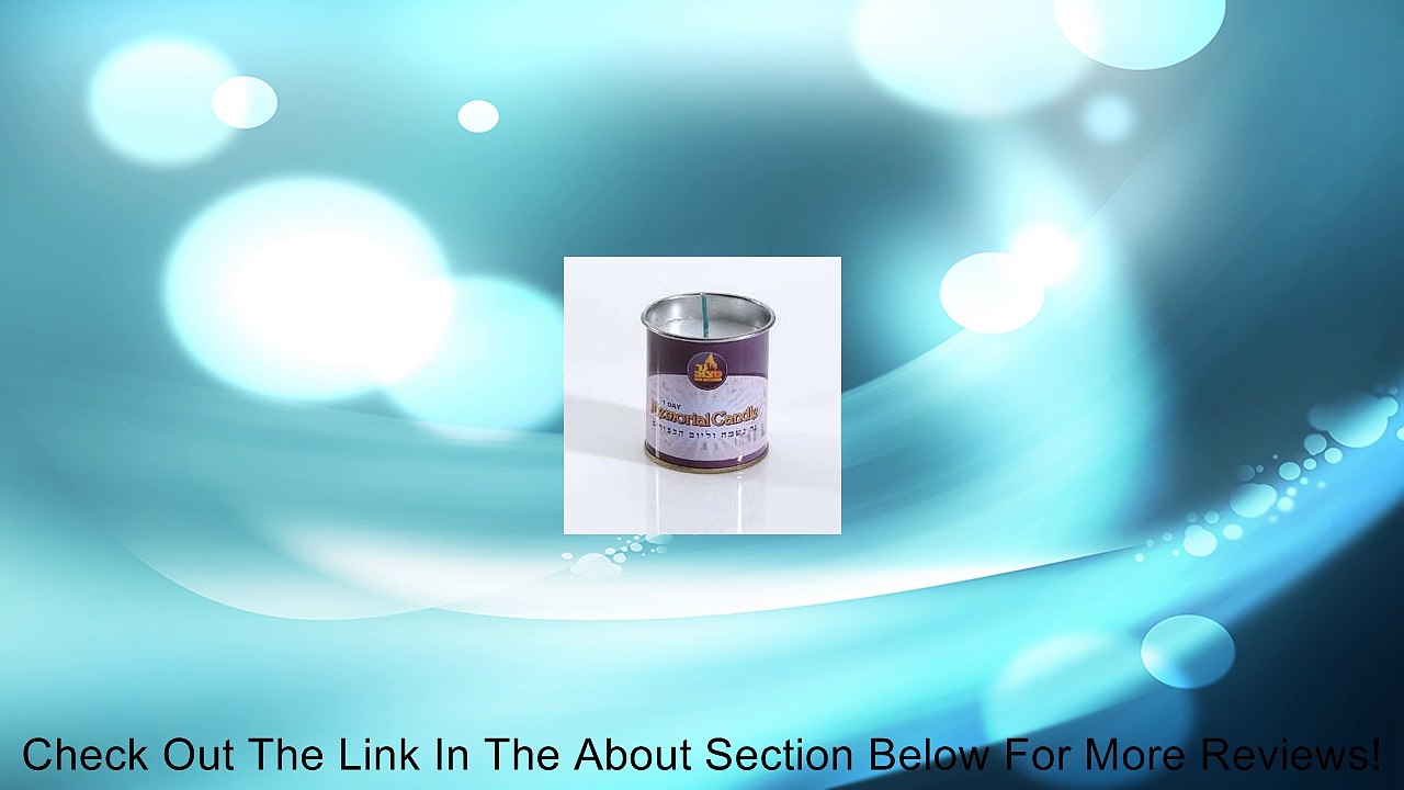 Memorial Candle in Tin, Case of 48, Burns 24 Hours Review
