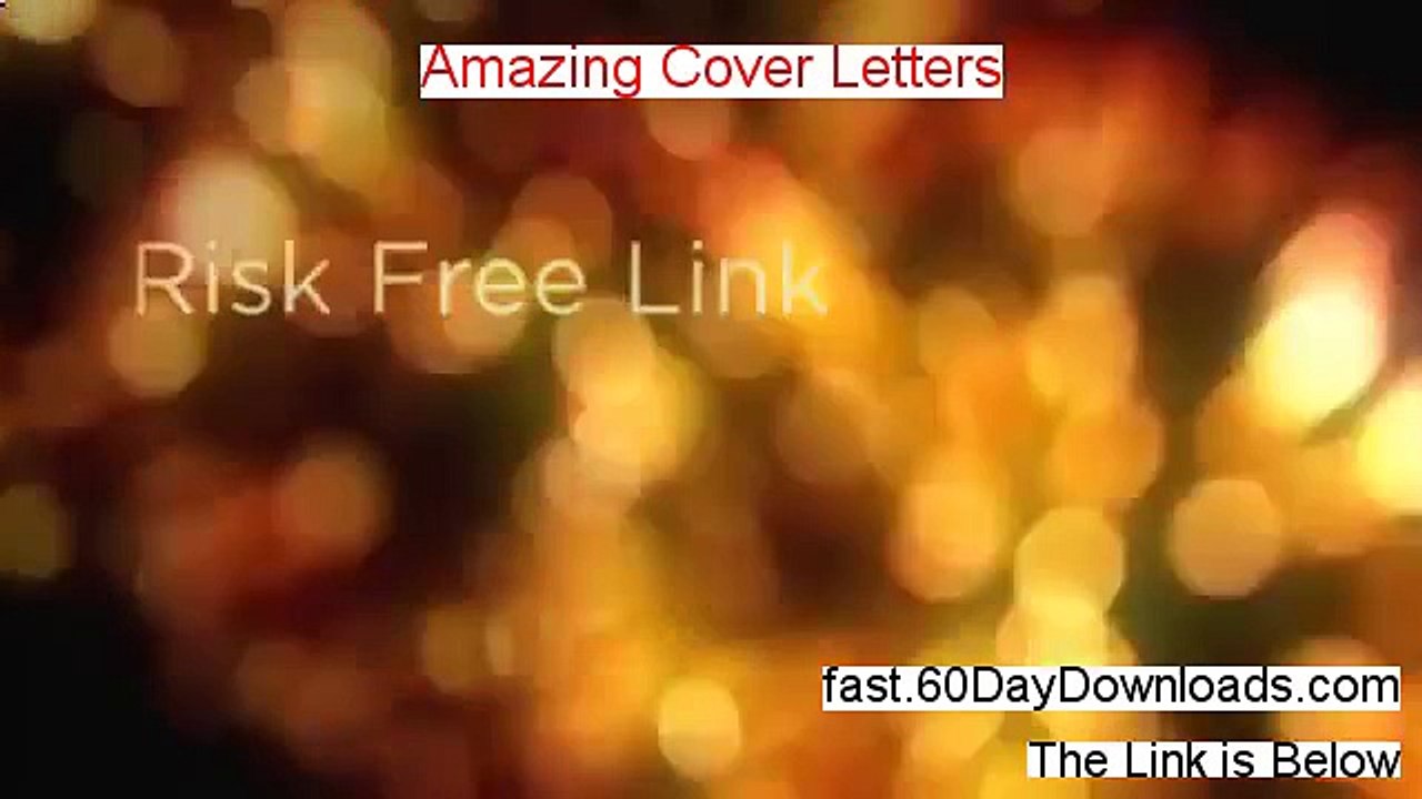Amazing Cover Letters 2014 (my review and risk free download)