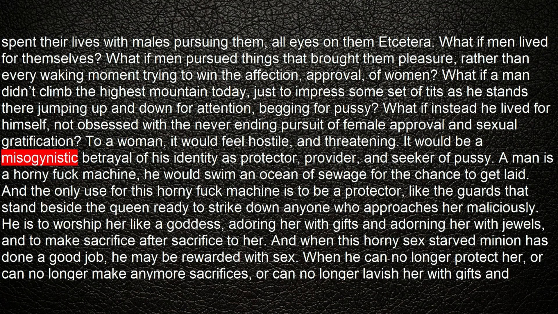 123_Men Staring At The Sun (a MGTOW dream)