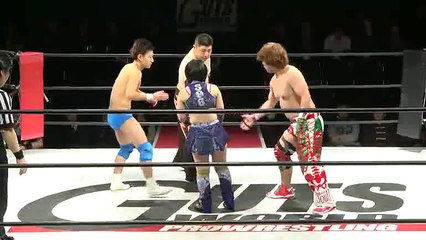Bungee Takada & Ryouya Akiba vs. Amigo Suzuki & Mirco (Guts World)