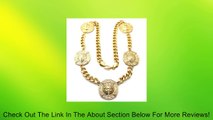 Gold Head Circle Pendant with a 10mm 36 Inch Cuban Chain Review