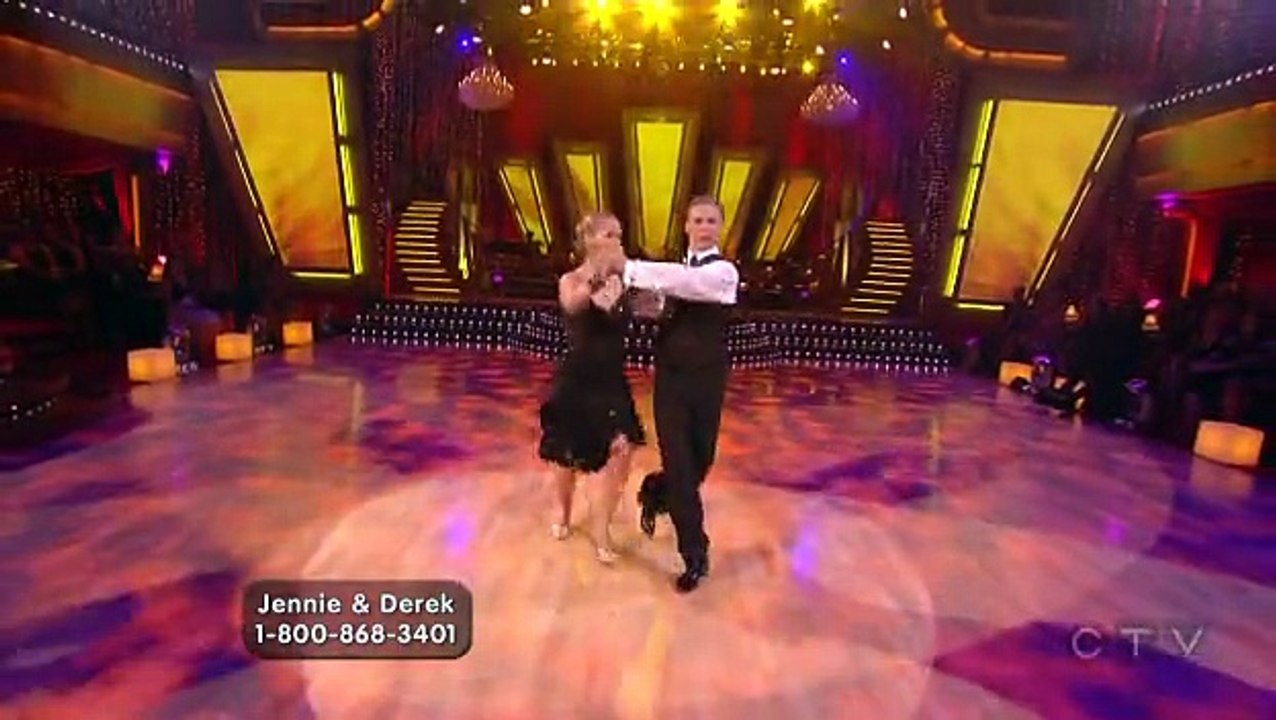 Jennie Garth & Derek Hough - Tango - Week 3