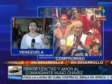 Venezolanos reiteraron su amor y lealtad al comandante Chávez
