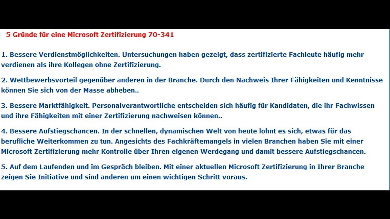 deutsche Schulung 70-341 it-pruefungen