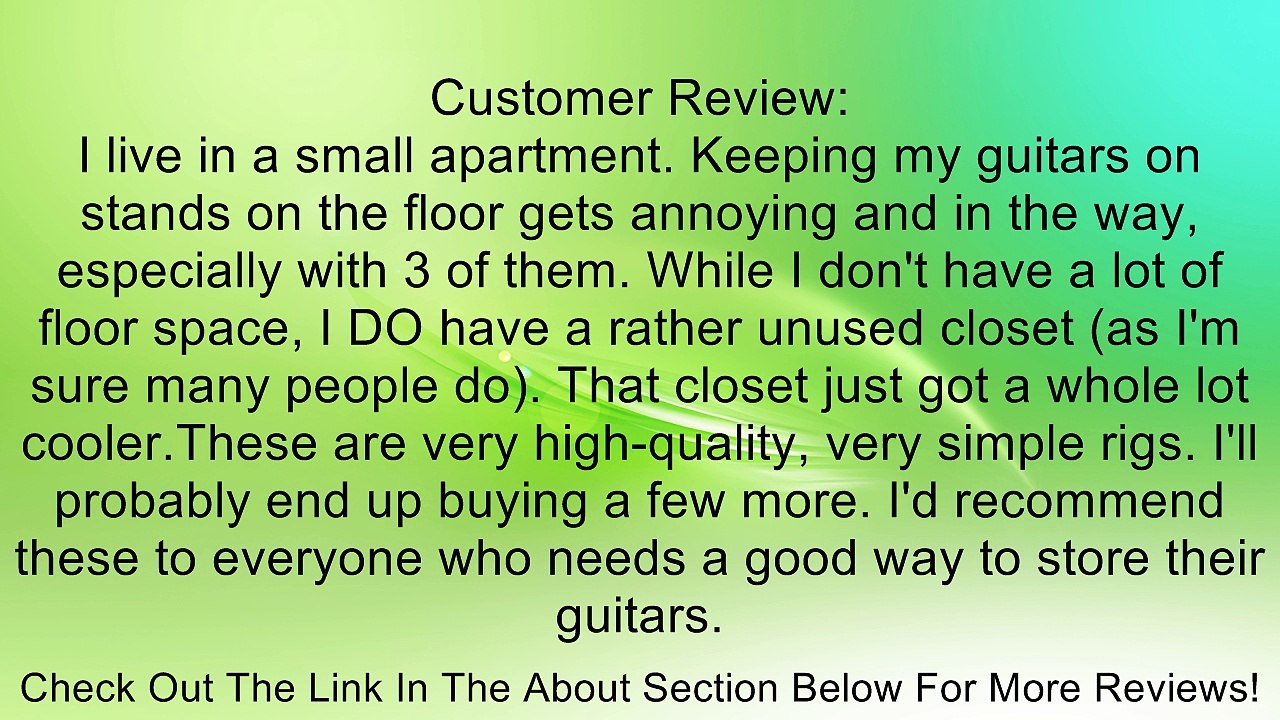The Closet Guitar Hanger Review