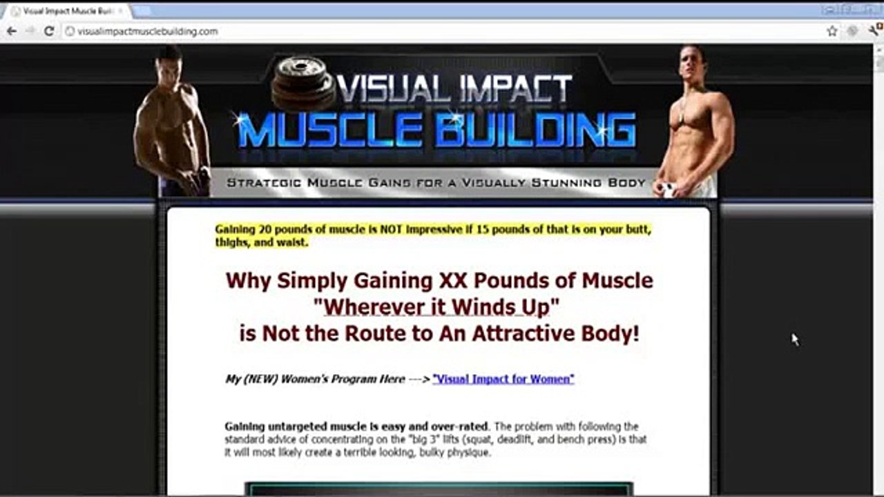 Get Visual Impact Muscle Building