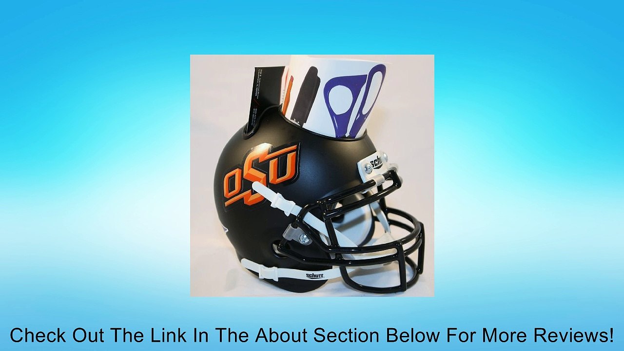 NCAA Oklahoma State Cowboys Helmet Desk Caddy, Matte Black Review