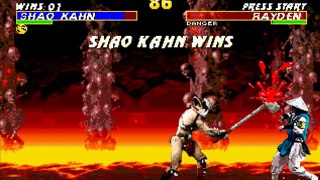 Shao Khan Ultimate Mortal Kombat Trilogy para Sega Level UltraHard.
