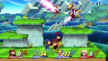 Super Smash Bros. For Wii U Online Wi-Fi Match / Battle / Fight - Playing As Donkey Kong